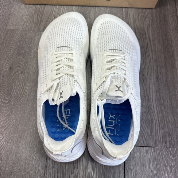Flux Adapt Run White Gum Men 12.5 Women 14 Running Athletic Walking Knit Shoes main image 13
